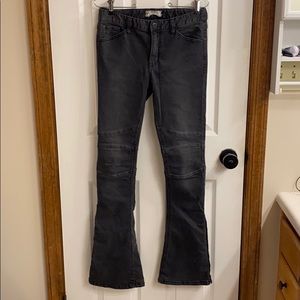 Free People grey flare jeans.